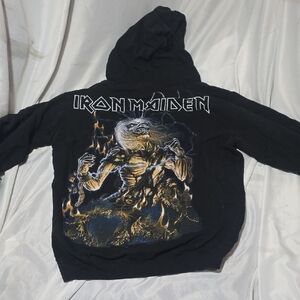 Hot Topic Black Iron Maiden Graphic Sweater